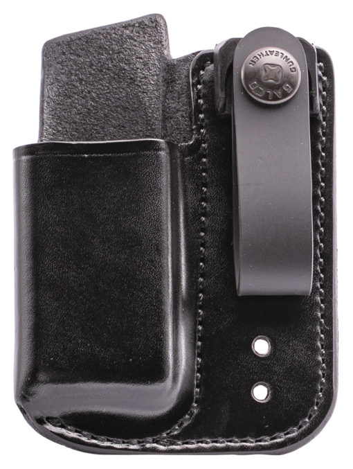 Galco IWBMC26B IWB  Single Inside The Waistband Magazine Carrier S&W M&P Shield 45 1.75" Belt Black Leather