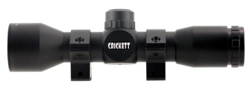 Crickett KSA054 Scope 4x 32mm Obj 32 ft @ 100 yds FOV 1" Tube Black Matte Mil-Dot