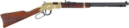 Henry H004MD3 Golden Boy Deluxe Engraved 3rd Edition 22 Mag 12+1 20.50" Brasslite American Walnut Right Hand