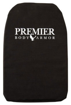 Premier Body Armor BPP9009 Backpack Panel Universal Body Armor Level IIIA 11x16.5  Kevlar Core w/500D Cordura Shell Black