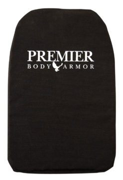 Premier Body Armor BPP9019 Backpack Panel Vertx EDC Ready Body Armor Level IIIA Kevlar Core w/500D Cordura Shell Black