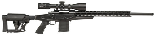 Howa HCRA73102F Australian Precision Chassis  308 Win 24" 10+1 Black 6 Position Luth-AR MBA-4 w/Aluminum Chassis Stock