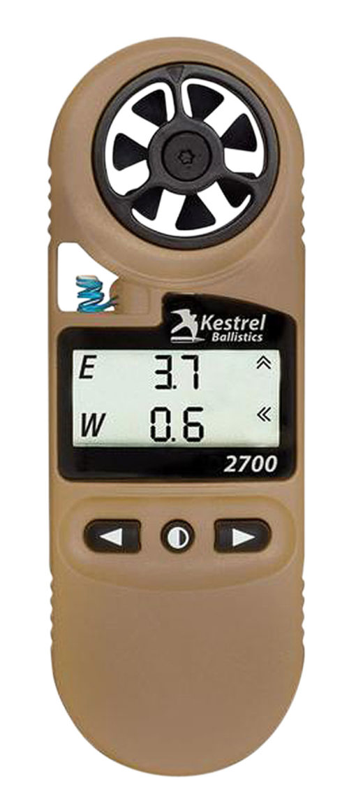 KestrelMeters 0827LTAN 2700 Ballistics Weather Meter  Tan CR2032 Lithium