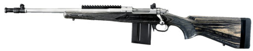 Ruger 6821 Scout  308 Win 18" 10+1 Matte Stainless Matte Stainless Left Hand Black Laminate