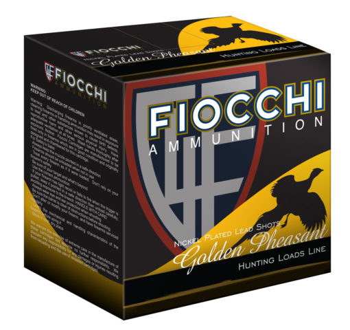 Fiocchi 12GP4 Golden Pheasant  12 Gauge 2.75" 1 3/8 oz 4 Shot 25 Bx/ 10 Cs