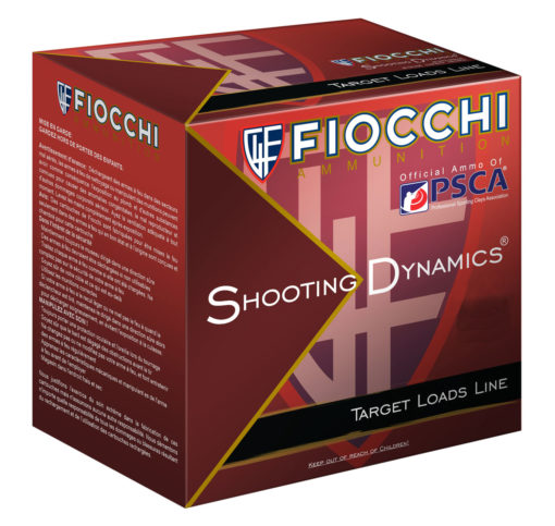 Fiocchi 12SD1H8 Shooting Dynamics Target Load 12 Gauge 2.75" 1 oz 8 Shot 25 Bx/ 10 Cs