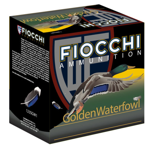 Fiocchi 123SGW1 Golden Waterfowl  12 Gauge 3" 1 1/4 oz 1 Shot 25 Bx/ 10 Cs