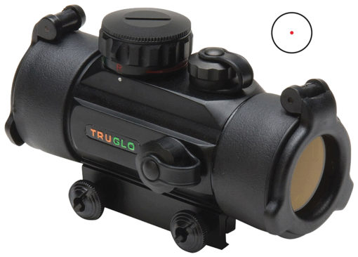 Truglo TG8030B Traditional 1x 30mm Obj 5 MOA Red Dot Black Matte CR2032 Lithium