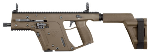 Kriss USA KV90PSBFD20 Vector Gen II SDP SB 9mm Luger 5.50" 17+1 Flat Dark Earth Cerakote SB Tactical SBX-K Arm Brace