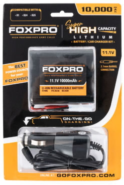 Foxpro SUPBATTCHG Super High Capacity Battery & Car Charger  11.1v