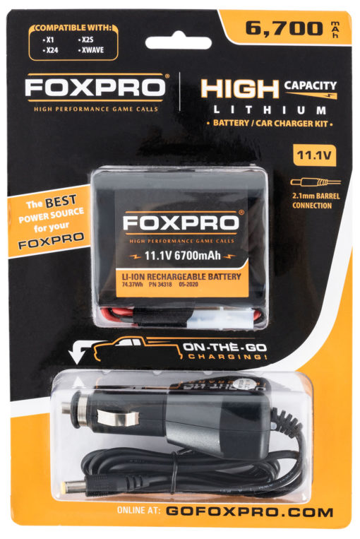 Foxpro HIBATTCHGG High Capacity Battery & Car Charger  11.1v