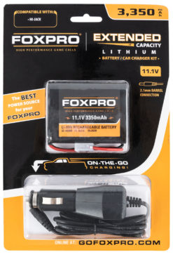 Foxpro EXTBATTCHGRAKE Extended Capacity Battery & Car Charger  11.1v