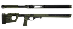 Magpul MAG997-ODG Pro 700 Stock Fixed w/Aluminum Bedding OD Green Synthetic for Remington 700 SA