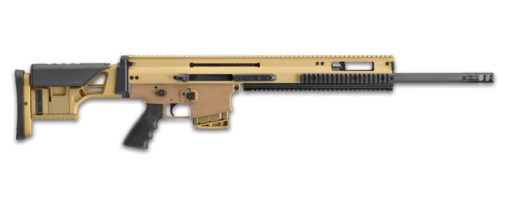 FN 38100545 SCAR 20S 7.62x51mm NATO 20" 10+1 Flat Dark Earth Black Adjustable Precision Stock Black Hogue Rubber Grip