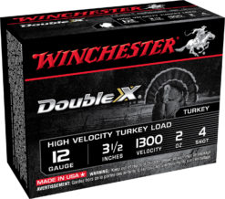 Winchester Ammo STH12354 Double X High Velocity Turkey 12 Gauge 3.5" 2 oz 4 Shot 10 Bx/ 10 Cs
