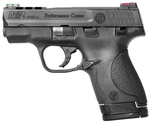 Smith & Wesson 10108 M&P 9 Shield Double 9mm Luger 3.1" Ported 7+1/8+1 Black Polymer Grip Black Stainless Steel