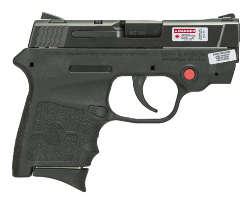 Smith & Wesson 10265 M&P 380 Bodyguard Crimson Trace 380 ACP 2.75" 6+1 Black Armornite Stainless Steel Black Polymer Grip