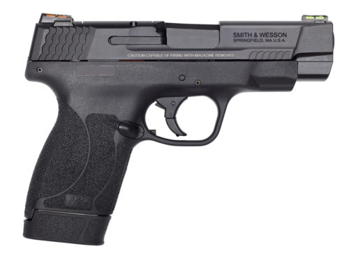 Smith & Wesson 11864 Performance Center Shield M2.0 45 ACP 4" 6+1 7+1 Black Black Polymer Grip Fiber Optic Sights