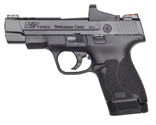 Smith & Wesson 11788 Performance Center Shield M2.0 9mm Luger 9mm Luger 4" 7+1 8+1 Black Black Polymer Grip 4 MOA Red Dot Sight