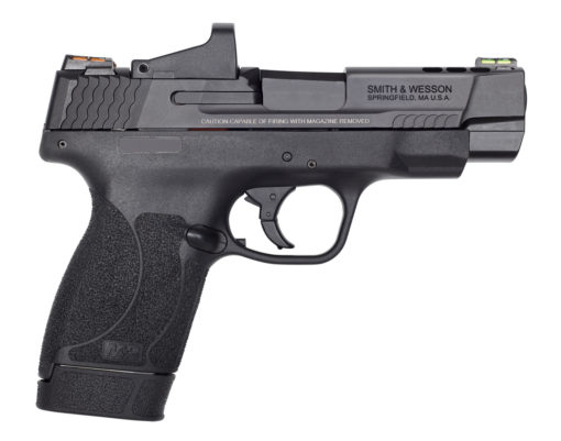 Smith & Wesson 11866 Performance Center Shield M2.0 45 ACP 4" 6+1 7+1 Black Black Polymer Grip 4 MOA Red Dot Sight