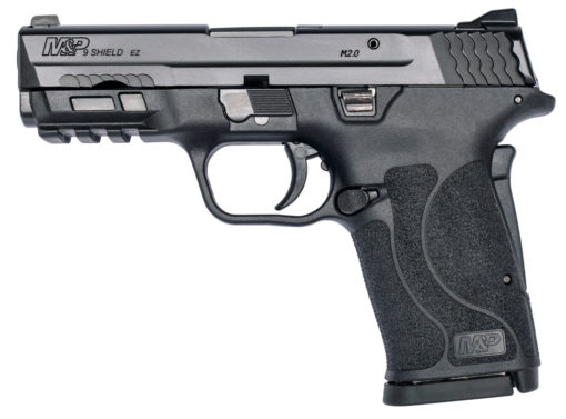 Smith & Wesson 12437 M&P Shield EZ M2.0 9mm Luger 3.68" 8+1  Black Polymer Grip No Thumb Safety 3-Dot Adjustable
