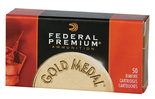 Federal 711B Premium Gold Medal Rimfire 22 LR 40 gr Lead Round Nose (LRN) 50 Bx/ 100 Cs