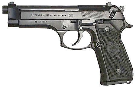 Beretta USA J92F300 92FS  9mm Luger 4.90" 10+1 Black Bruniton Steel Slide Black Polymer Grip (USA Made)