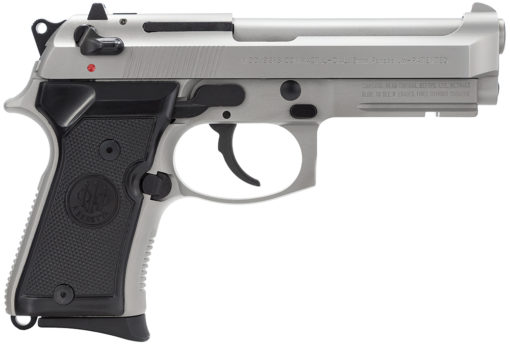 Beretta USA J90C9F20 92FS Compact 9mm Luger Single/Double 4.3" 13+1 Black Synthetic Grip Stainless Steel Slide