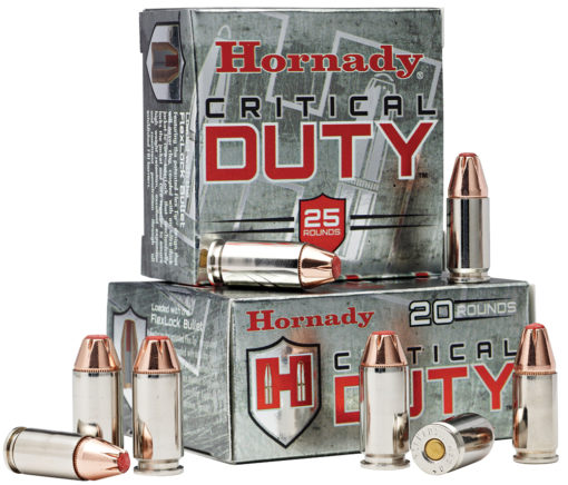 Hornady 90236 Critical Duty  9mm Luger 135 gr FlexLock 25 Bx/ 10 Cs