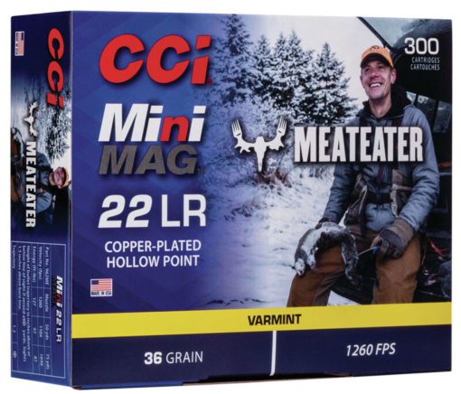 CCI 962ME Mini-Mag Meat Eater 22 LR 32 gr Hollow Point (HP) 300 Bx/ 10 Cs