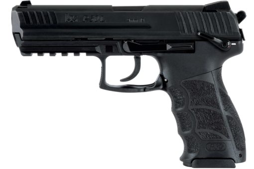 HK 81000126 P30L V3 DA/SA 9mm Luger 4.45" 10+1 Black Black Long Steel Slide Black Interchangeable Backstrap Grip Ambi Safety