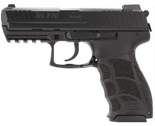 HK 81000110 P30 V3 9mm Luger 3.85" 10+1 Black Steel
