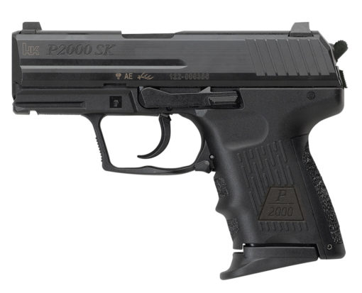 HK 81000055 P2000SK V3 9mm Luger 3.26" 10+1 Black Black Interchangeable Backstrap Grip 2 Magazines SA/DA