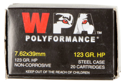 Wolf 762BHP Performance  7.62x39mm 123 gr Hollow Point (HP) 20 Bx/