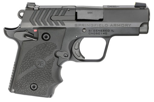 Springfield Armory PG9119H 911  9mm Luger 2.70" 6+1 7+1 Black Hardcoat Anodized Black Wraparound Rubber Grip