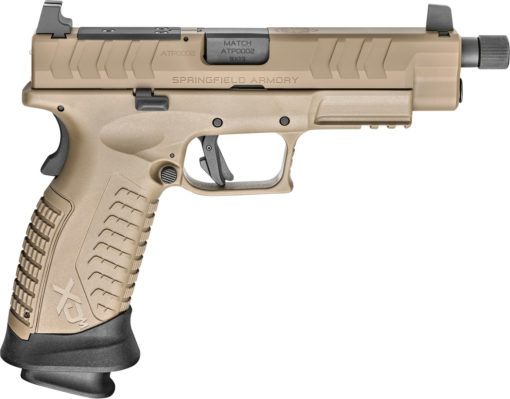 Springfield Armory XDMET9459FHCOSP XD-M Elite 9mm Luger 4.50" TB 22+1 Flat Dark Earth Interchangeable Backstrap Grip
