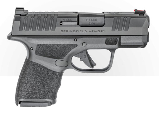 Springfield Armory HC9319BFO Hellcat  9mm Luger 3" 11+1 Black Melonite Adaptive Texture Grip