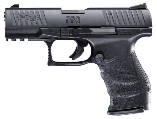 Walther Arms 5100303 PPQ M2 22 LR 4" 10+1 Black Black Interchangeable Backstrap Grip