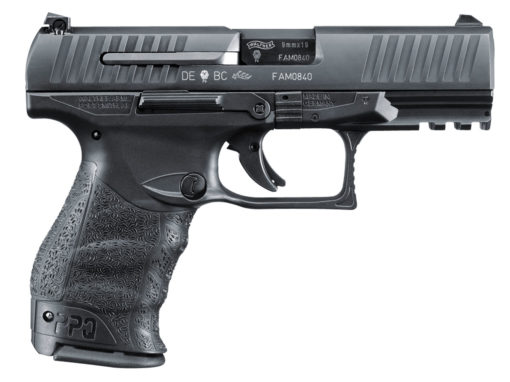 Walther Arms 2807077 PPQ M2 45 ACP 4.25" 10+1 Black Black Interchangeable Backstrap Grip
