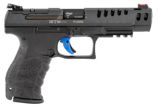 Walther Arms 2846926 PPQ M2 Q5 Match 9mm Luger 5" 15+1 Black Black Tenifer Slide Black Polymer Grip