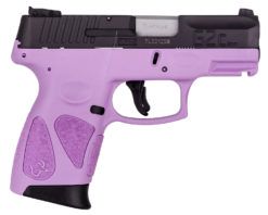 Taurus 1G2C93112LP G2C  9mm Luger 3.25" 12+1 Light Purple Black Carbon Steel Slide Light Purple Polymer Grip