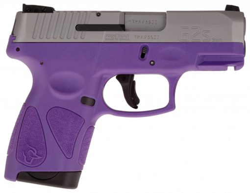 Taurus 1G2S939DP G2S  9mm Luger 3.26" 7+1 Dark Purple Stainless Steel Dark Purple Polymer Grip