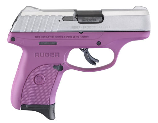 Ruger 3295 EC9s  9mm Luger 3.12" 7+1 Purple Frame Aluminum Cerakote Slide Purple Polymer Grip