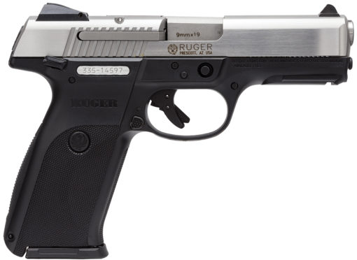 Ruger 3301 SR9  9mm Luger 4.10" 17+1 Stainless Steel Slide Black Polymer Grip