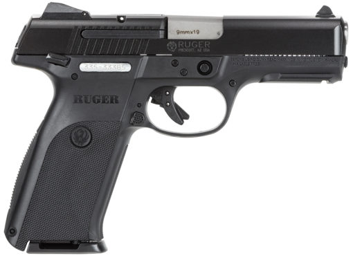 Ruger 3321 SR9 Standard 9mm Luger DA 4.10" 17+1 Black Polymer Grip Black Nitride Slide