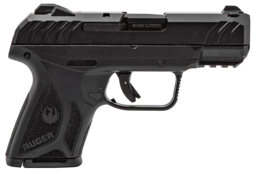 Ruger 3818 Security9  9mm Luger DAO 3.42" 10+1 Black Grip & Frame
