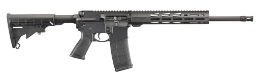 Ruger 8529 AR-556  5.56x45mm NATO 16.10" 30+1 Black Hard Coat Anodized 6 Position Stock Black Polymer Grip