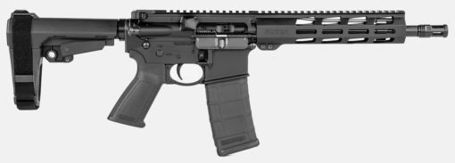 Ruger 8570 AR-556  5.56x45mm NATO 10.50" 30+1 Black Hard Coat Anodized SBA3 Pistol Brace Stock Black Polymer Grip