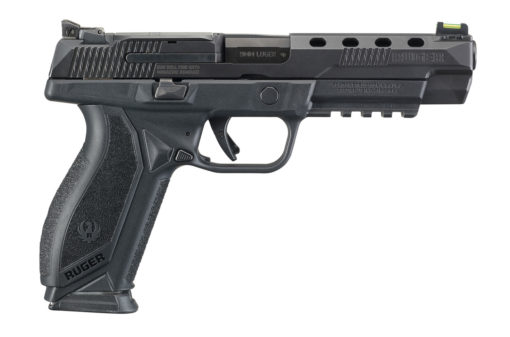 Ruger 8672 American  9mm Luger 5" 17+1 Black Black Wraparound Ergonomic Grip