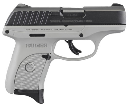 Ruger 13201 EC9s  9mm Luger 3.12" 7+1 Gray Frame Black Oxide Steel Slide Gray Polymer Grip